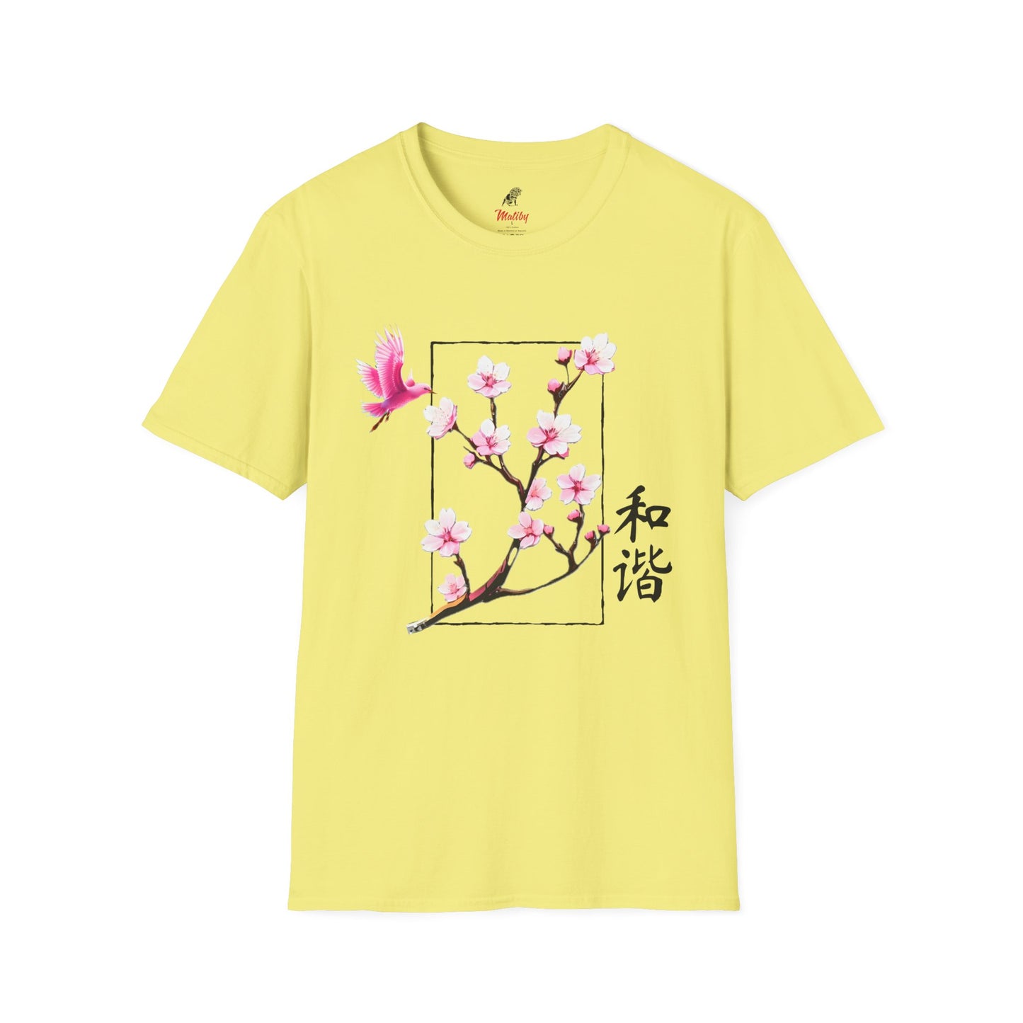 Japanese Cherry Blossom Unisex Softstyle T-Shirt