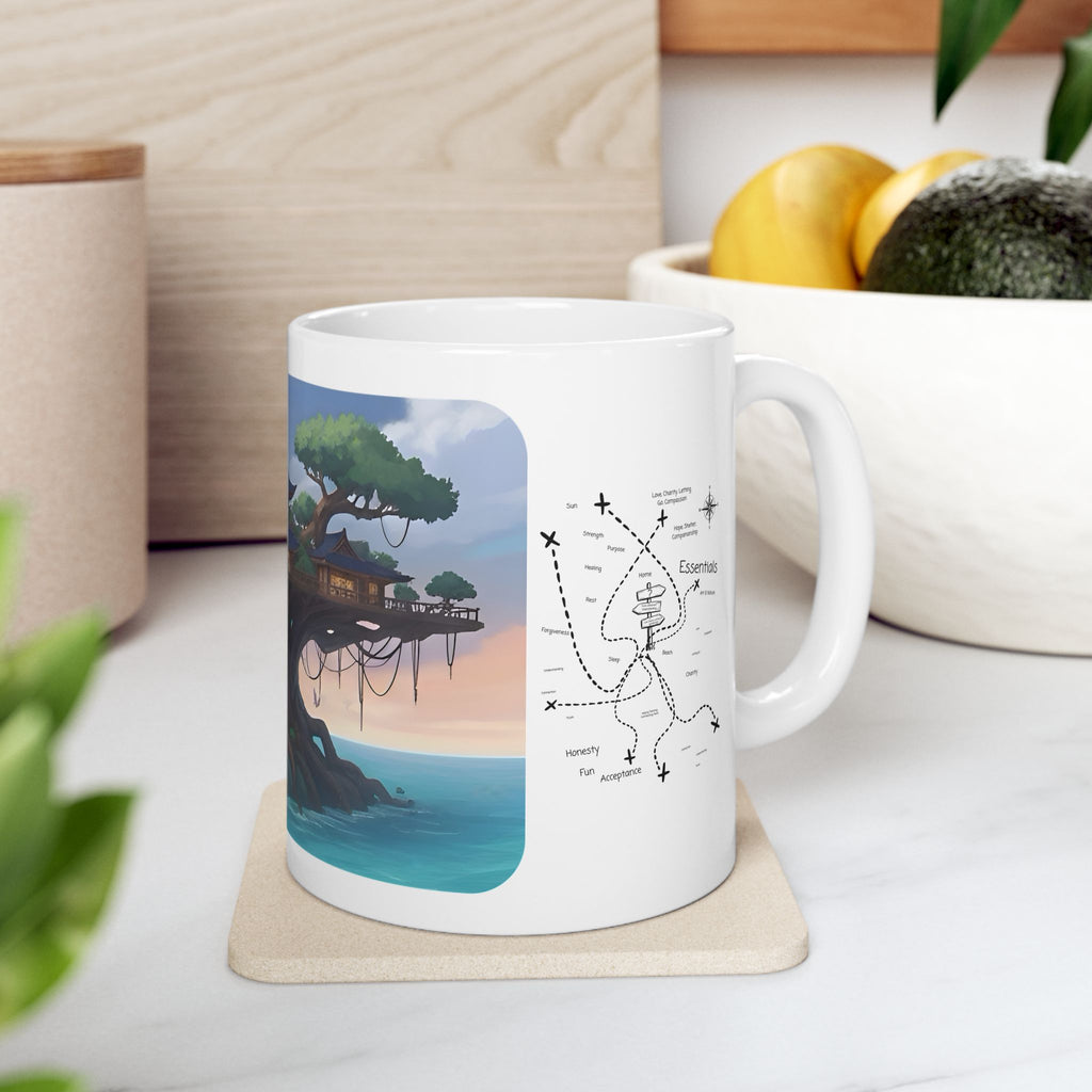 Cozy Architecture & Dreamy Landscapes #6 White Ceramic Mug – Homes Home Sweet Home Cup (11oz/15oz)