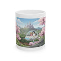 Cherry Blossoms Vista  White Ceramic Mug – Life’s Little Wonders Cup (11oz/15oz)