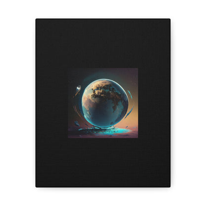 Matiby Worlds Black Canvas Gallery Wraps