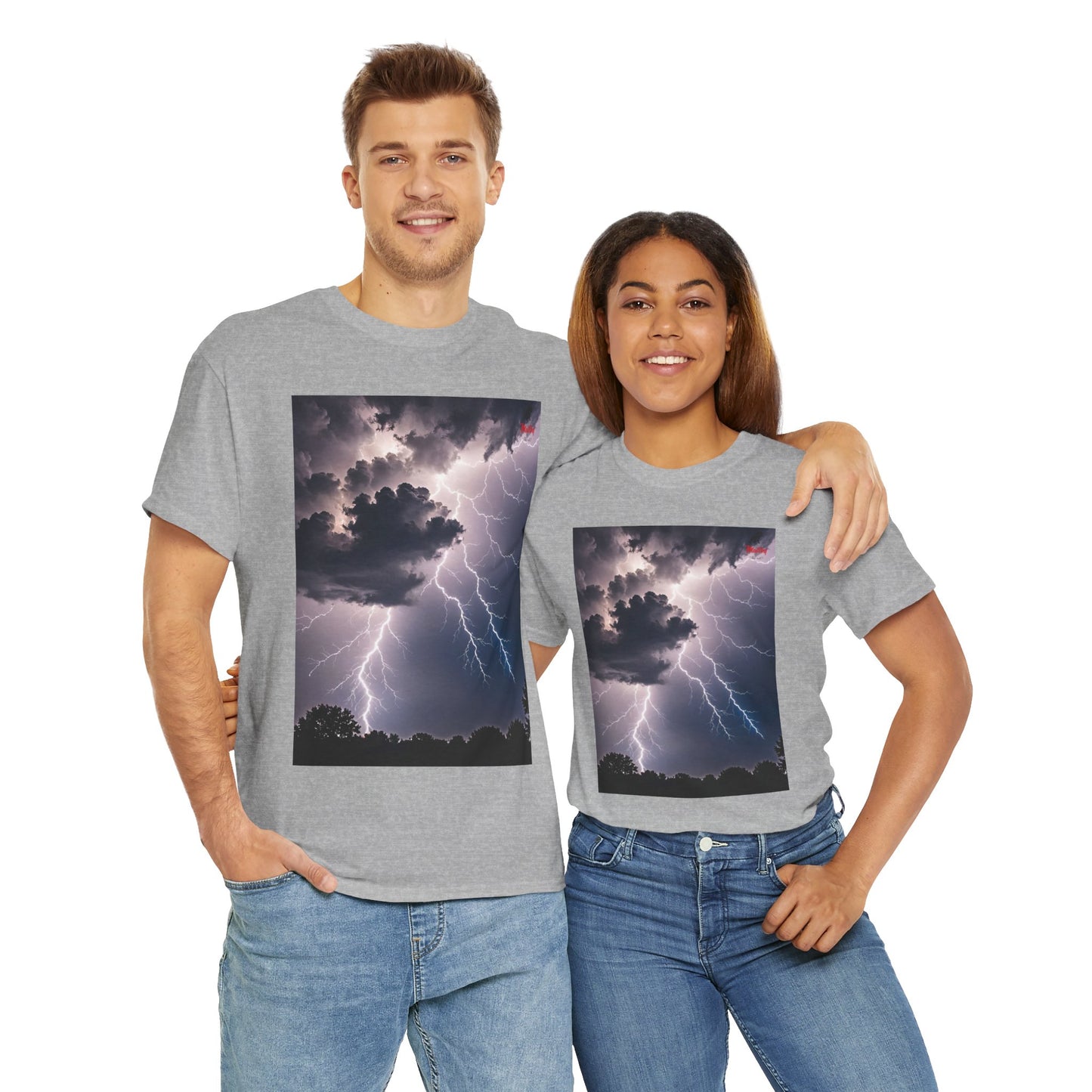 Lightning Style Unisex Heavy Cotton Tee