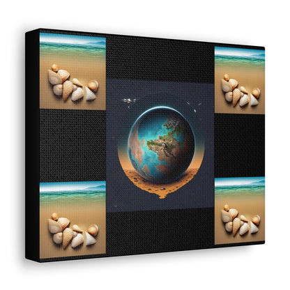 Matiby Worlds Black Canvas Gallery Wraps