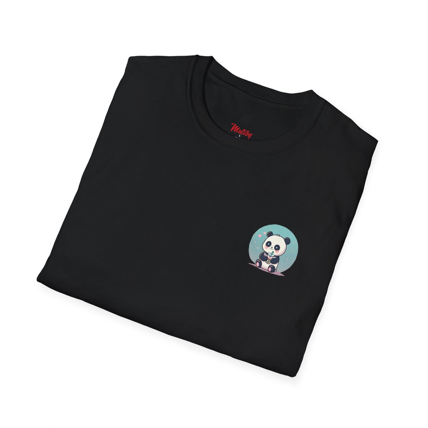 Panda With Boba Unisex Softstyle T-Shirt