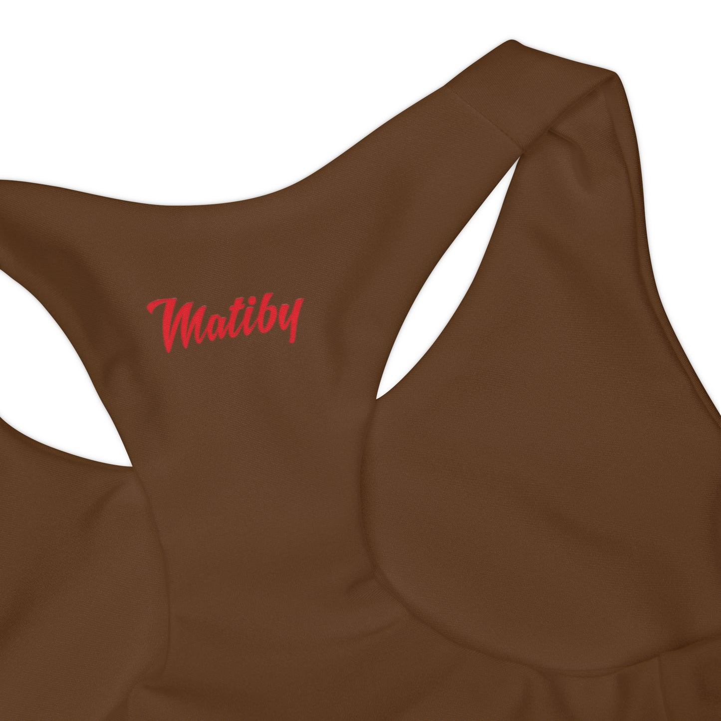 Girl's "Sunny Day" Brown Two Piece Swimsuit (AOP)