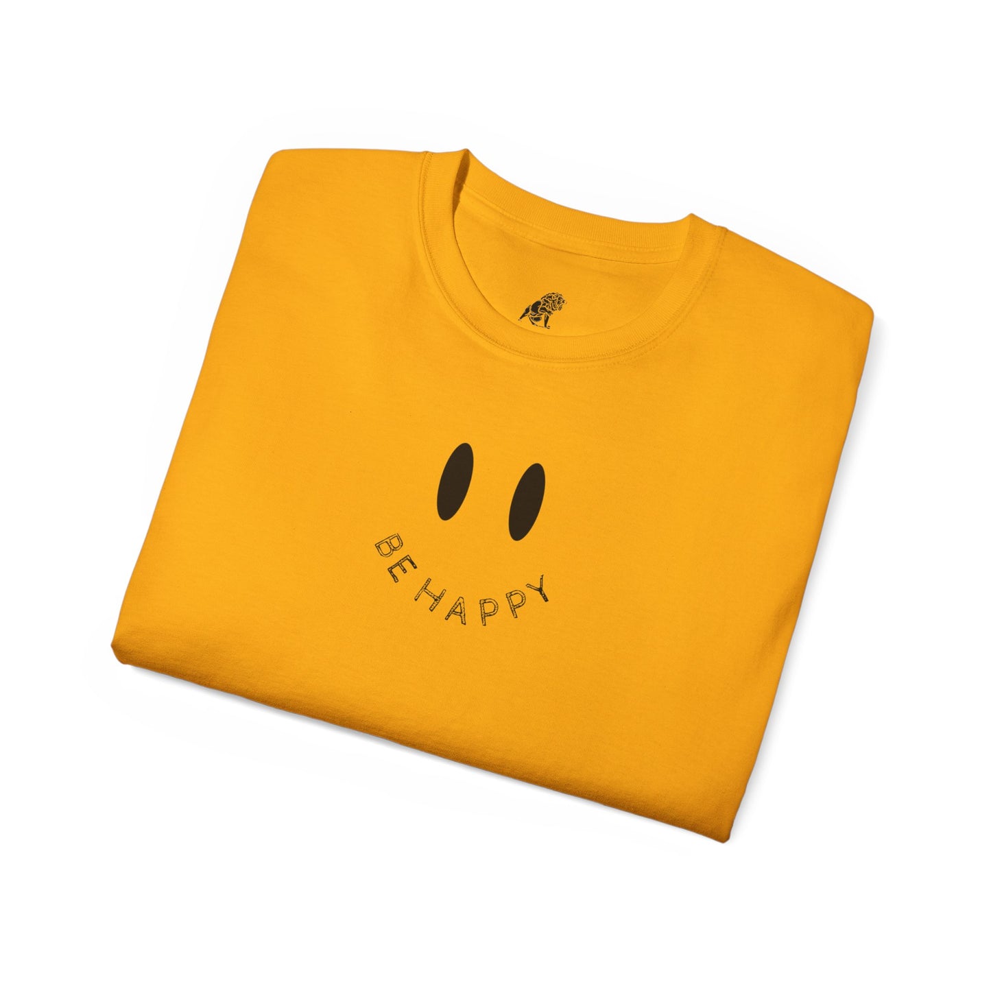 "Be Happy" Smiley Face Unisex Ultra Cotton Tee