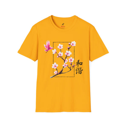 Japanese Cherry Blossom Unisex Softstyle T-Shirt