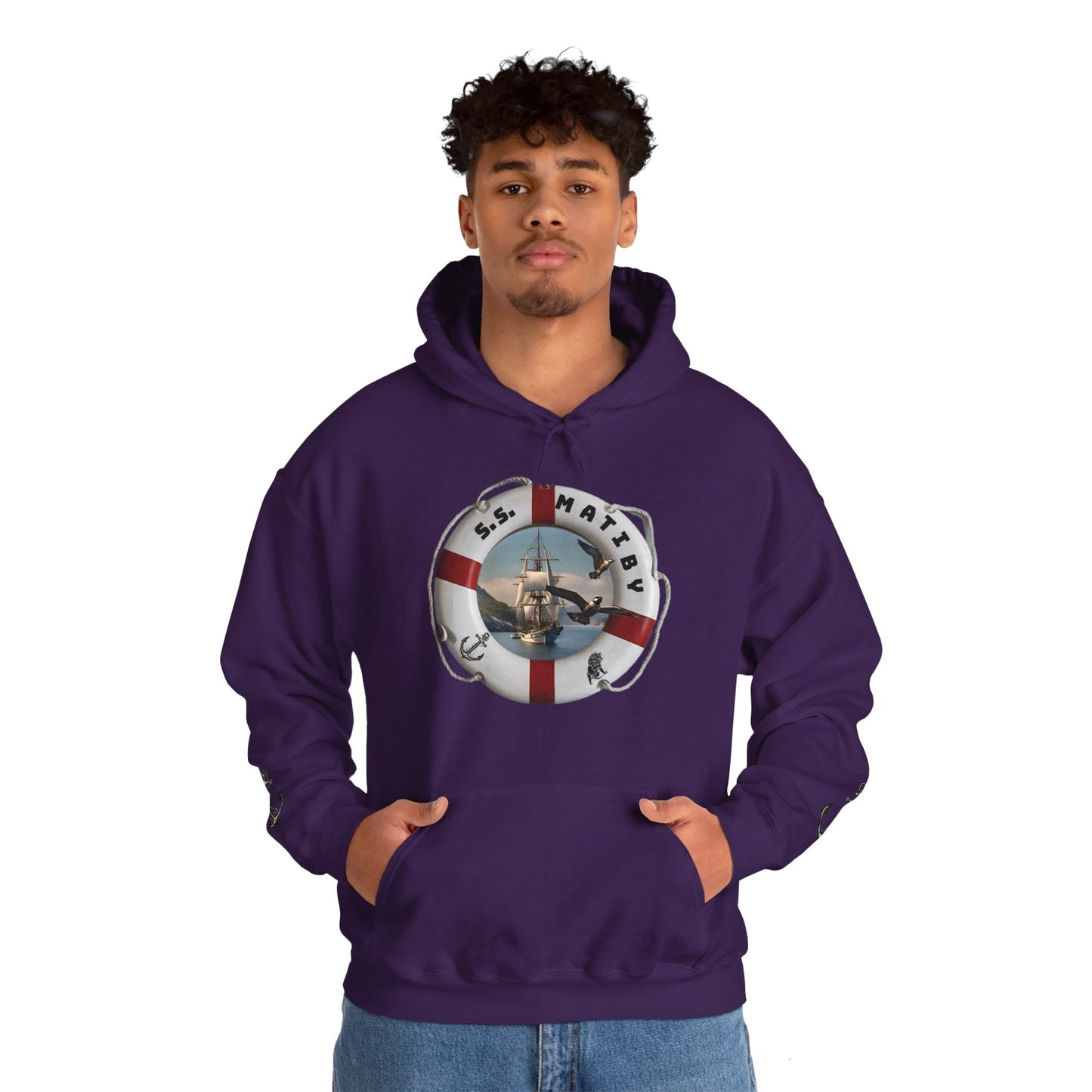 Nautical S.S. Matiby Unisex Heavy Blend™ Hooded Sweatshirt