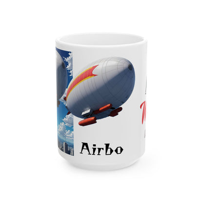 Matiby Airbo Ceramic Mug, (11oz, 15oz)