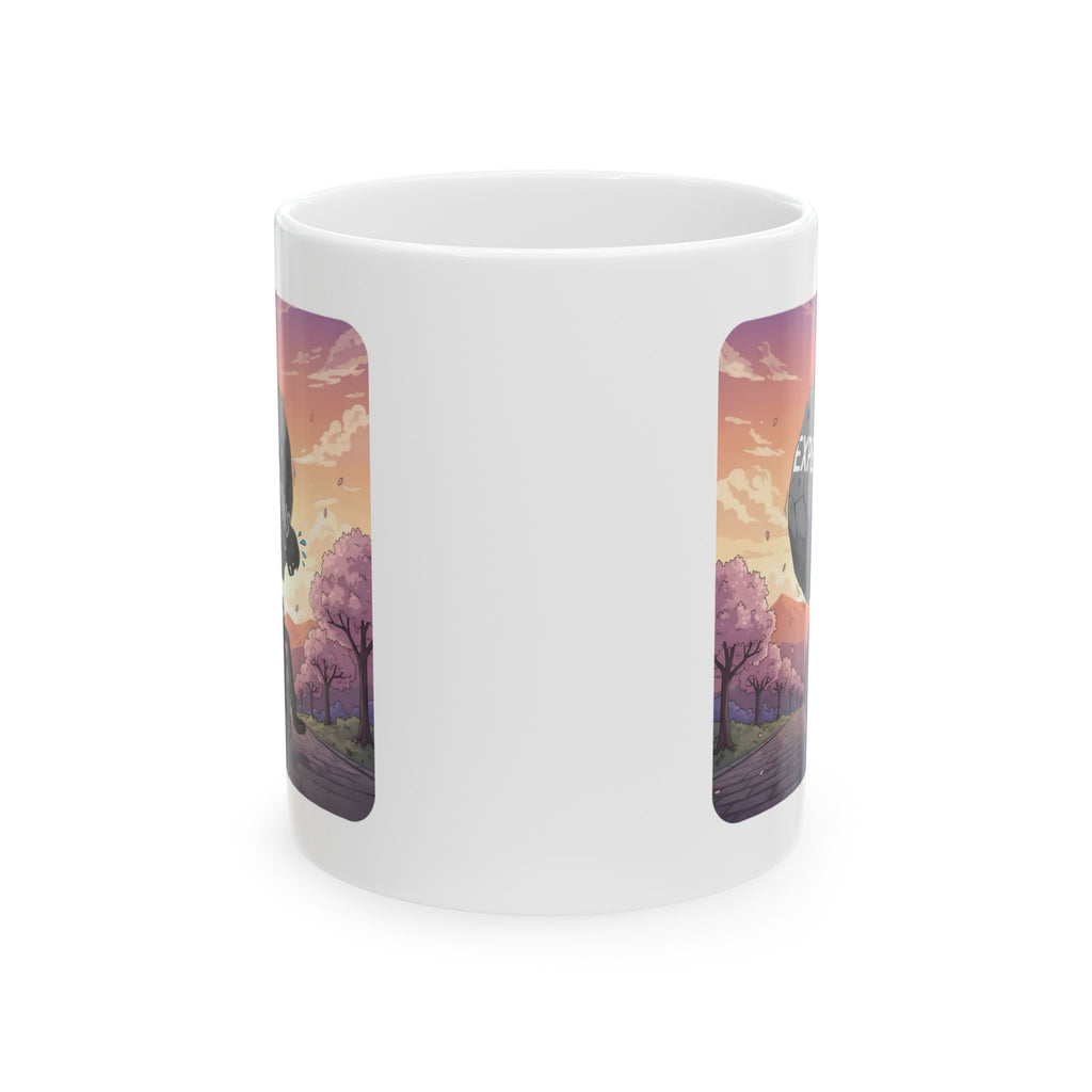 Unbreakable Woman Overcoming Expectation White Ceramic Mug, (11oz, 15oz), Disability Pride Wheelchair Warrior Cup