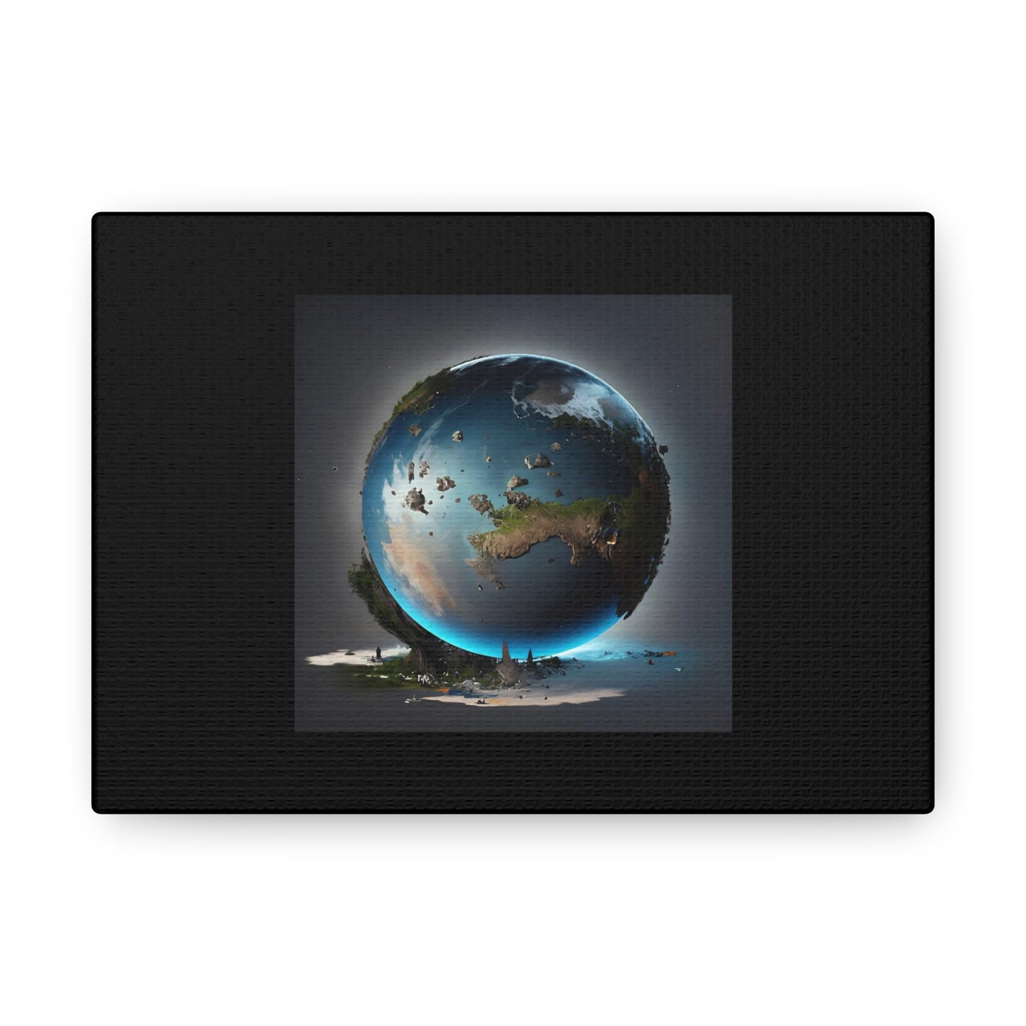 Matiby Worlds Black Canvas Gallery Wraps