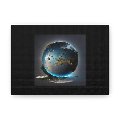 Matiby Worlds Black Canvas Gallery Wraps