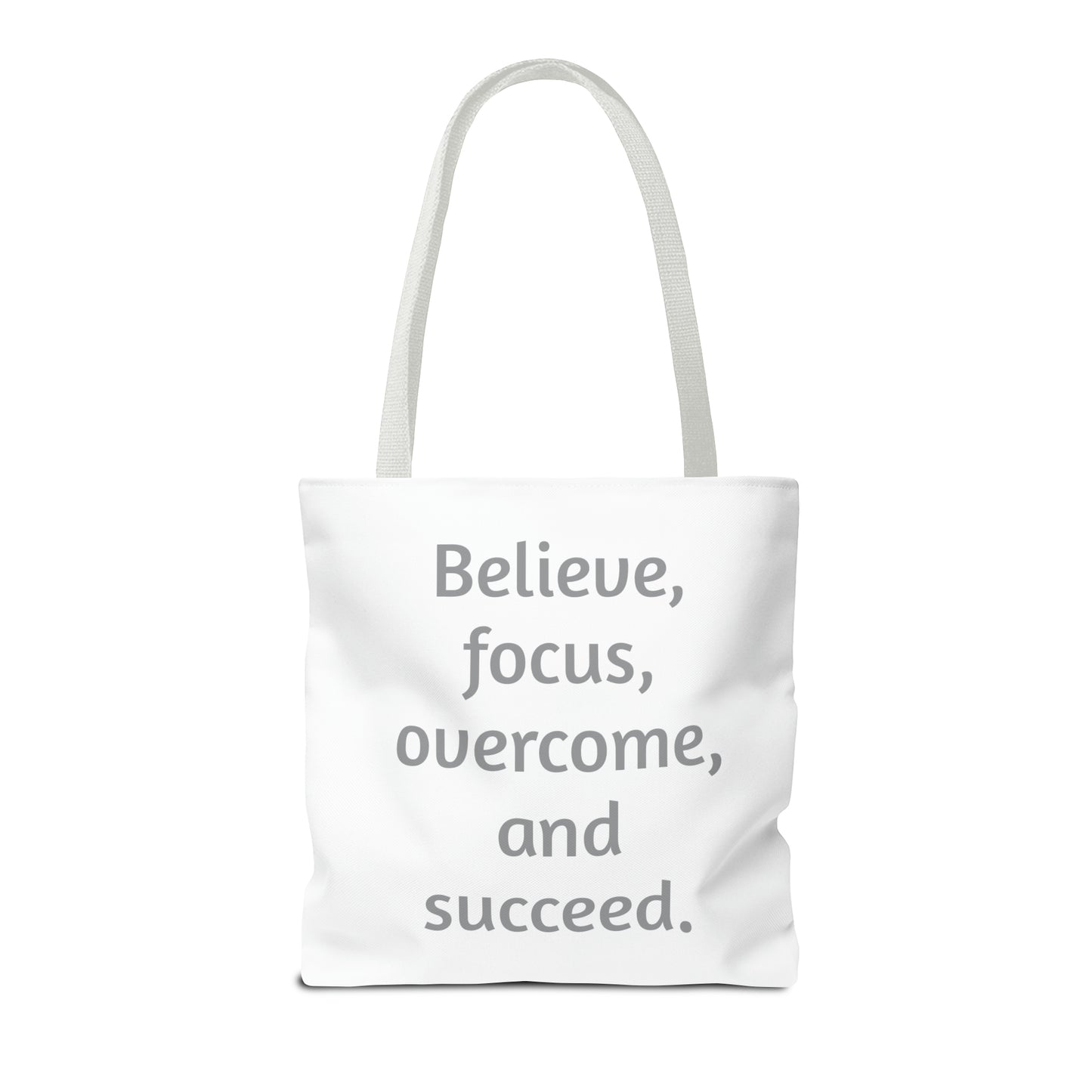 Bible Speaks Tote Bag (AOP)