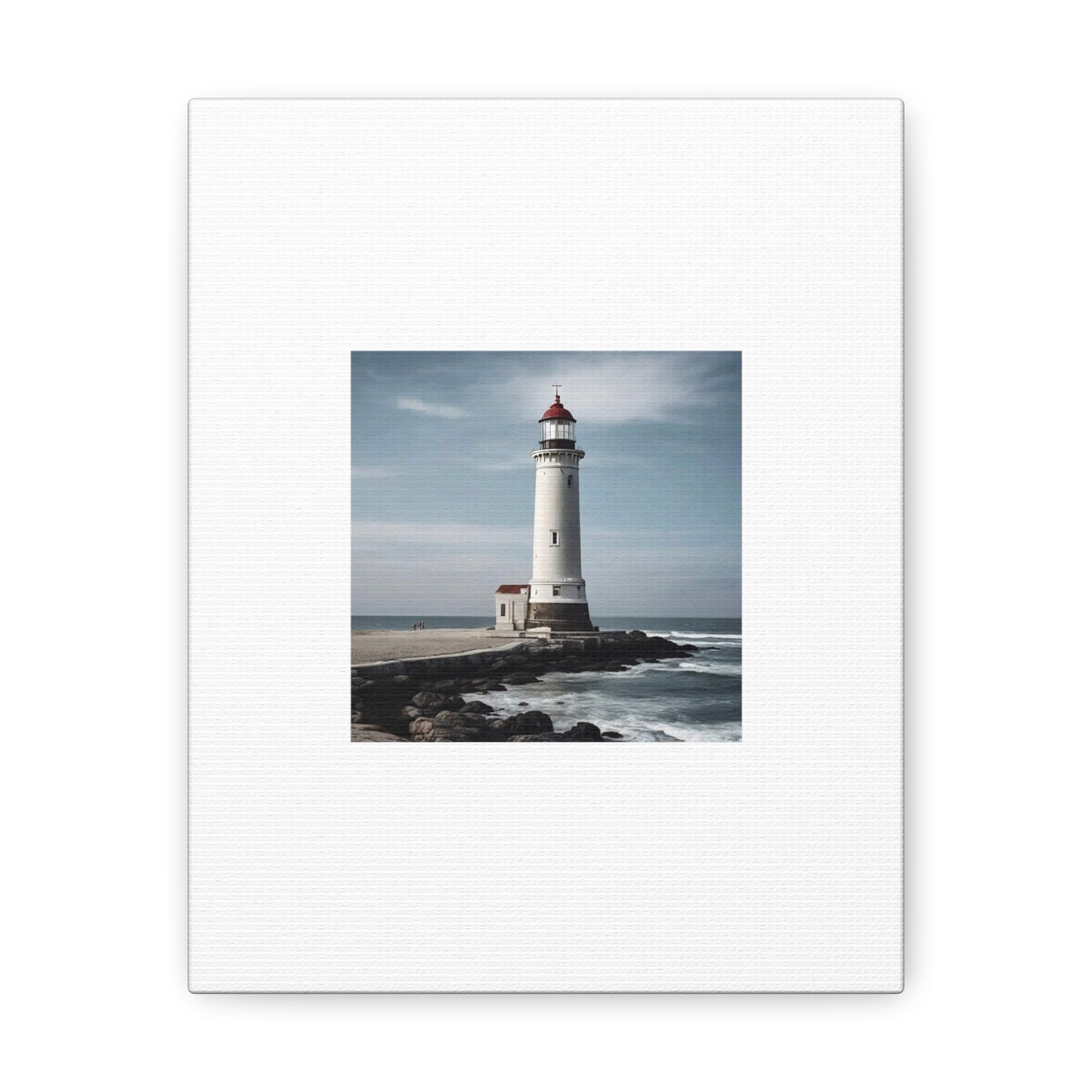 Lighthouse White Canvas Gallery Wraps