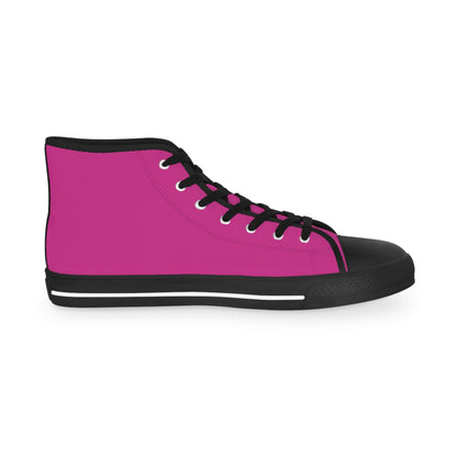 Dark Pink High Top Sneakers