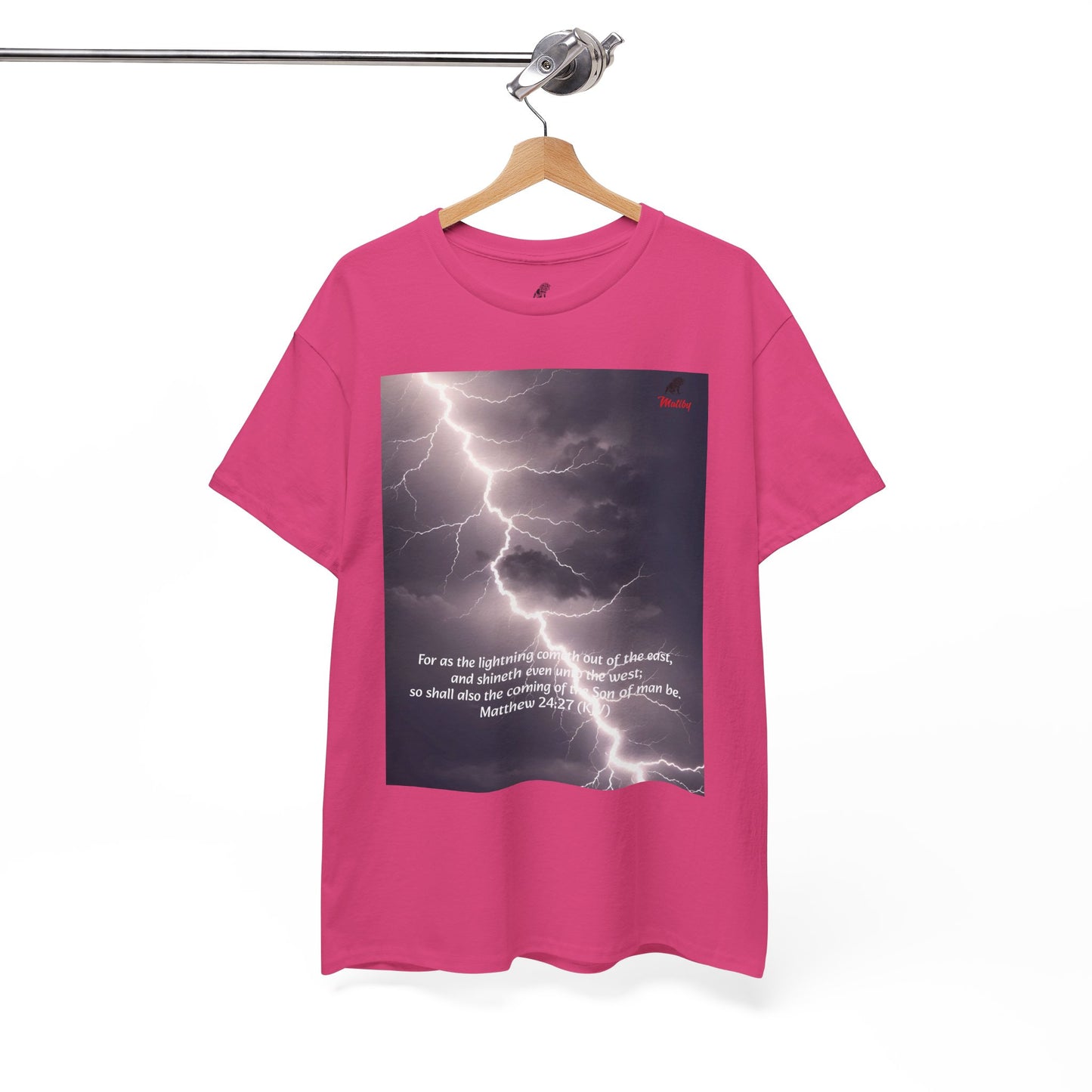 Lightning Style East West Unisex Heavy Cotton Tee