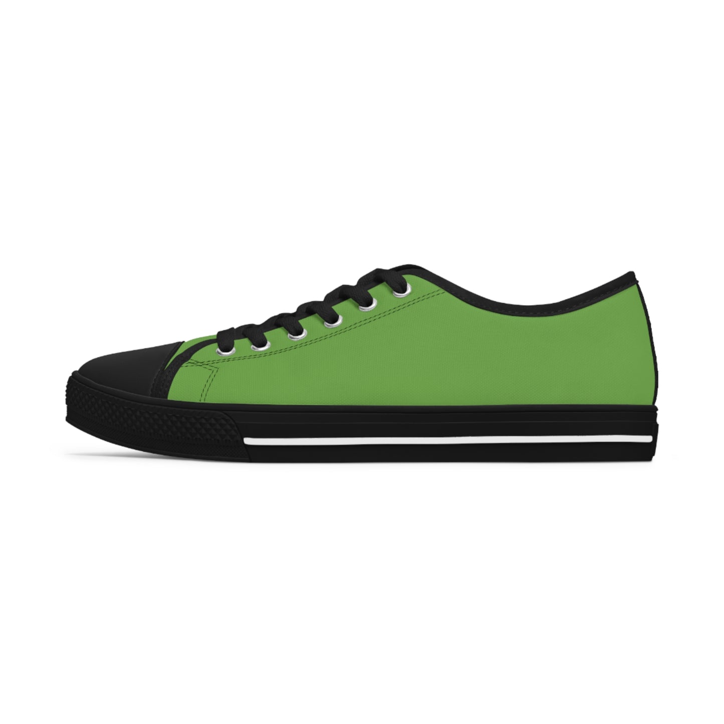 Women's Green Low Top Sneakers