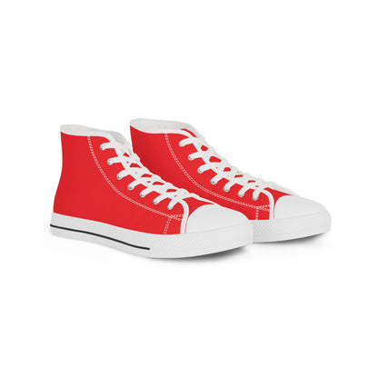 Men's "Rojo" Red High Top Sneakers