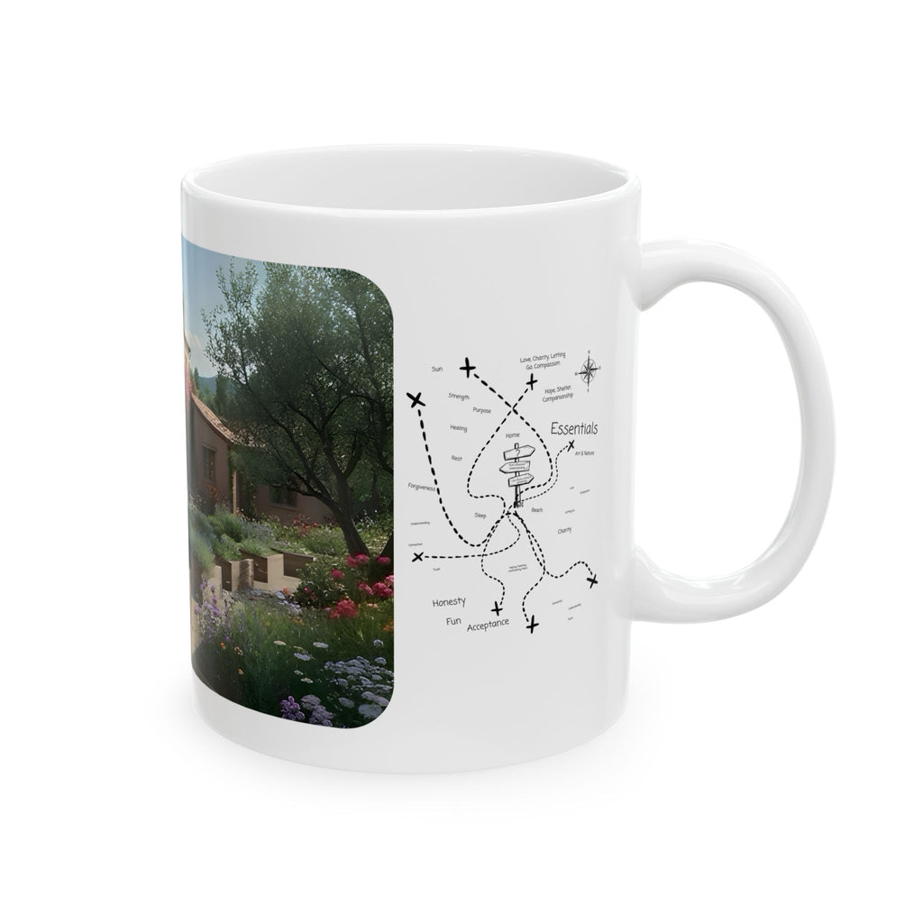 Cozy Architecture & Dreamy Landscapes #18 White Ceramic Mug – Homes Home Sweet Home Cup (11oz/15oz)