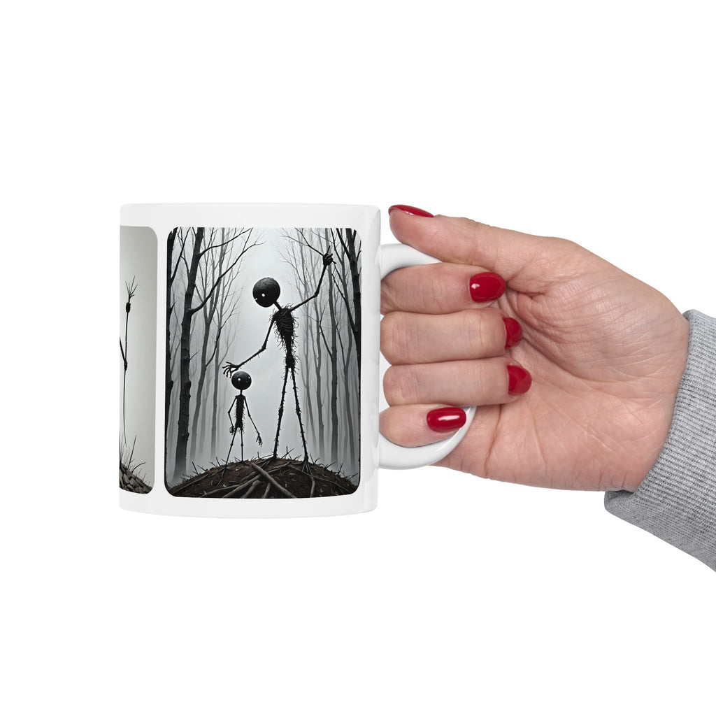 The Stick-To-It Species #6 White Ceramic Mug – Anatomy of Optimism Cup 11oz/15oz