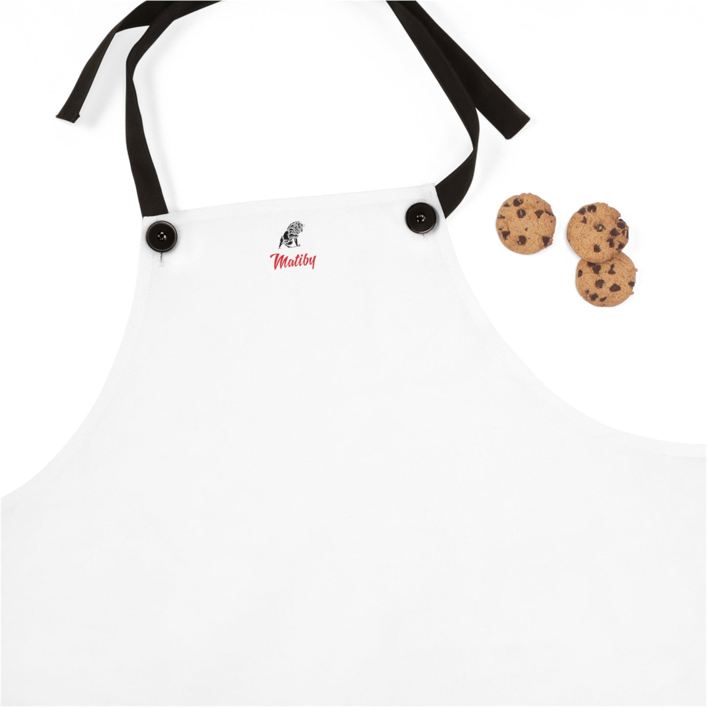 Matiby White Apron (AOP)