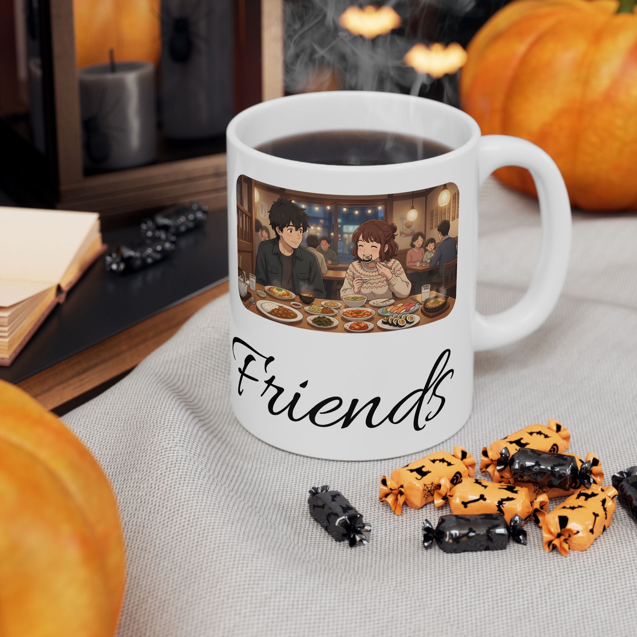 Family & Friends #11 Forever White Ceramic Mug — Cozy Feast Cup (11oz/15oz)