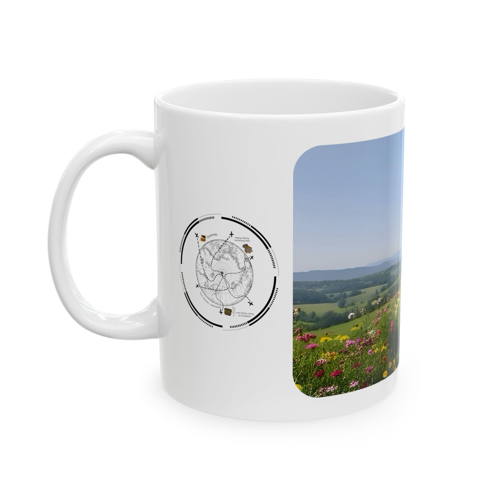 Cozy Architecture & Dreamy Landscapes #21 White Ceramic Mug – Homes Home Sweet Home Cup (11oz/15oz)