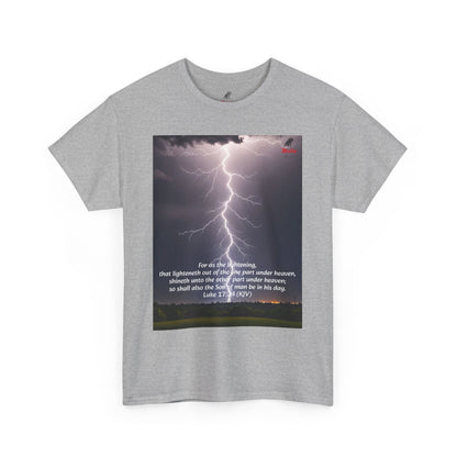 Lightning Style Son of man Unisex Heavy Cotton Tee