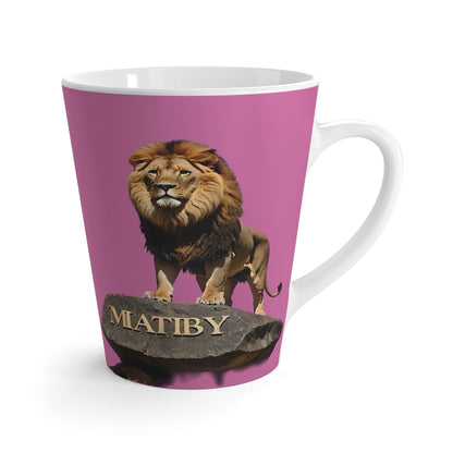 Matiby Lion Mug, Light Pink