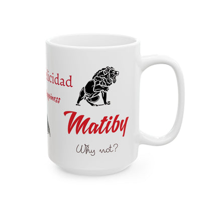 Matiby HPJ Ceramic Mug, (11oz, 15oz)