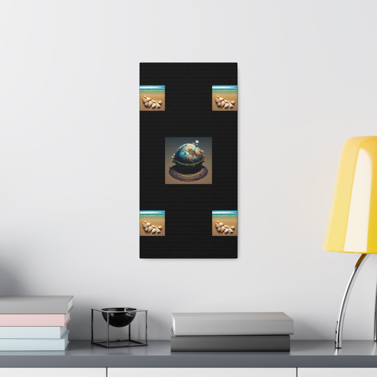 Matiby Worlds Black Canvas Gallery Wraps