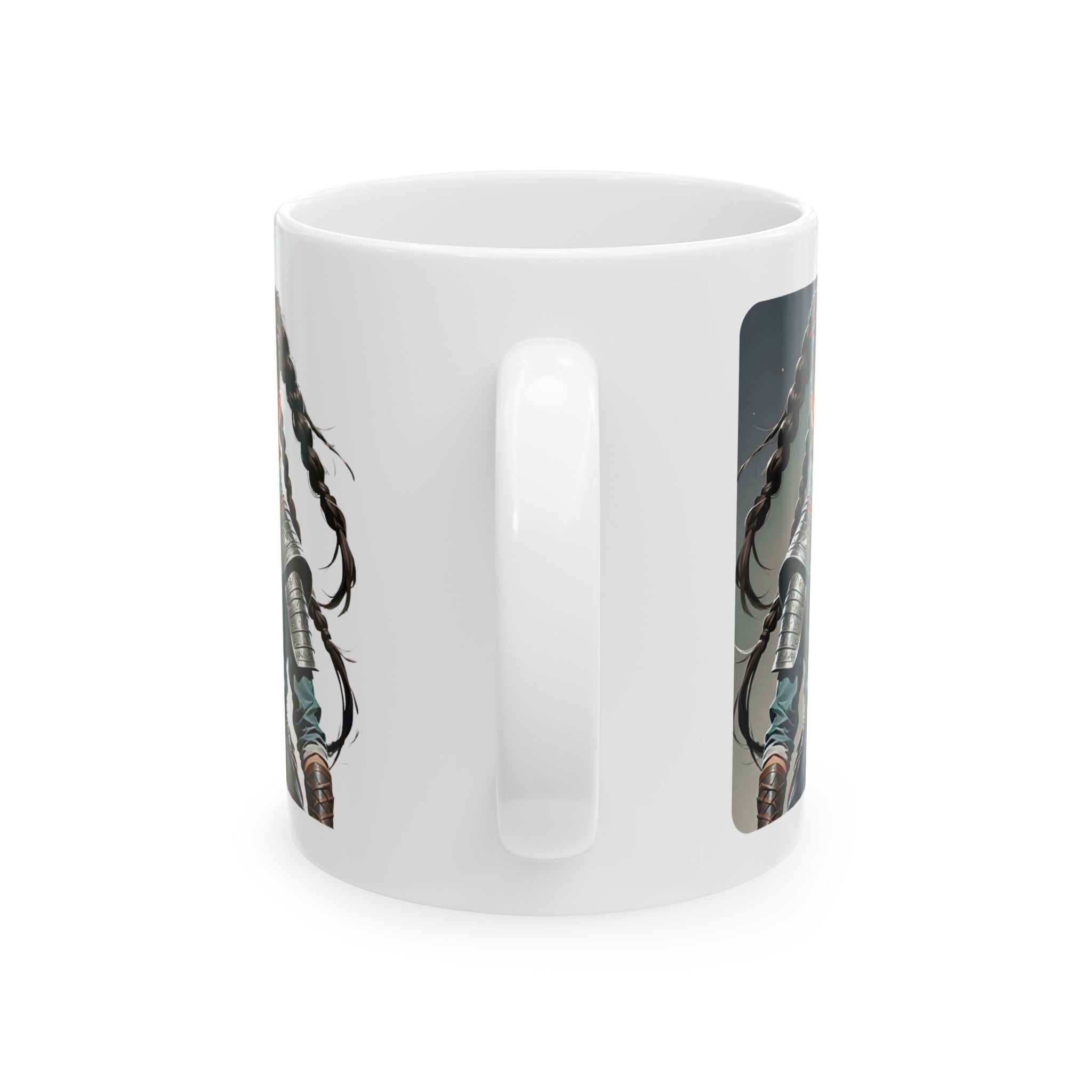 Gentle Woman of Valor #19 White Ceramic Mug - Fearfully & Wonderfully Made Tribute Cup (11oz/15oz)
