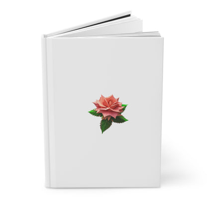 Rose Hardcover Journal Matte White