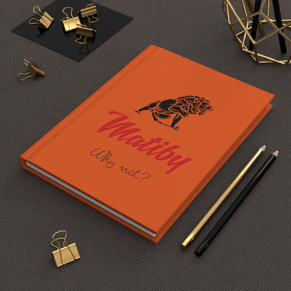 Matiby Hardcover Journal Matte Orange