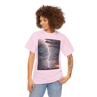 Lightning Style He is Risen Unisex Heavy Cotton Tee