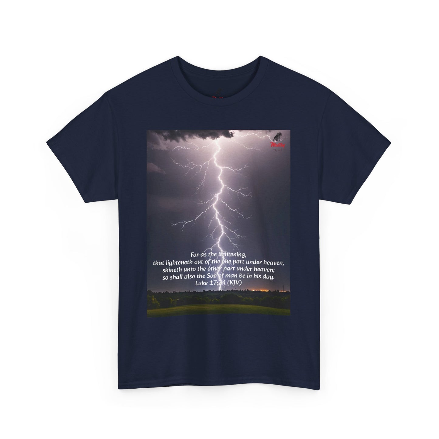 Lightning Style Son of man Unisex Heavy Cotton Tee