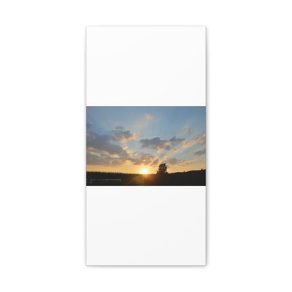 Sunset White Canvas Gallery Wraps