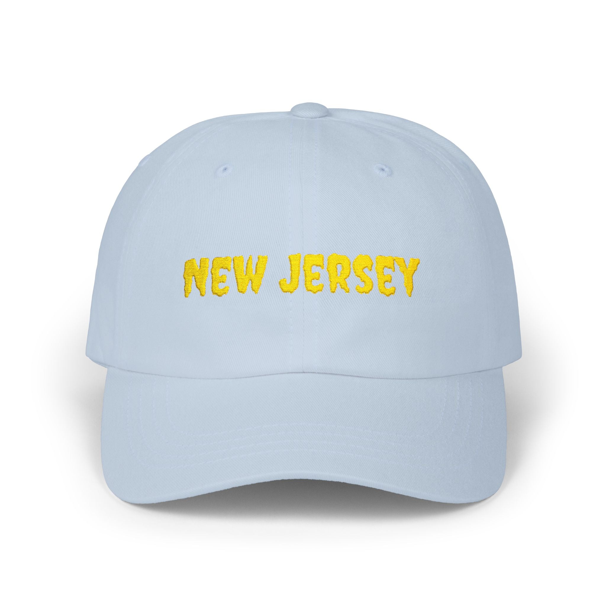 New Jersey United States of America Gold Embroidered Classic Dad Cap | NJ 3rd USA Baseball Hat