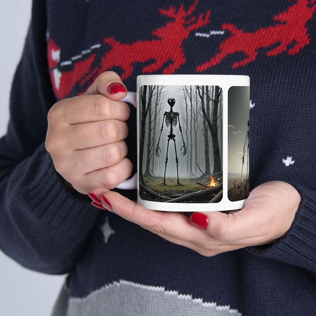 The Stick-To-It Species #3 White Ceramic Mug – Anatomy of Optimism Cup 11oz/15oz