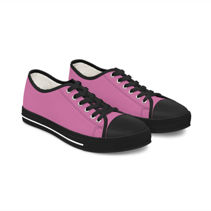 Women's Pink Low Top Sneakers