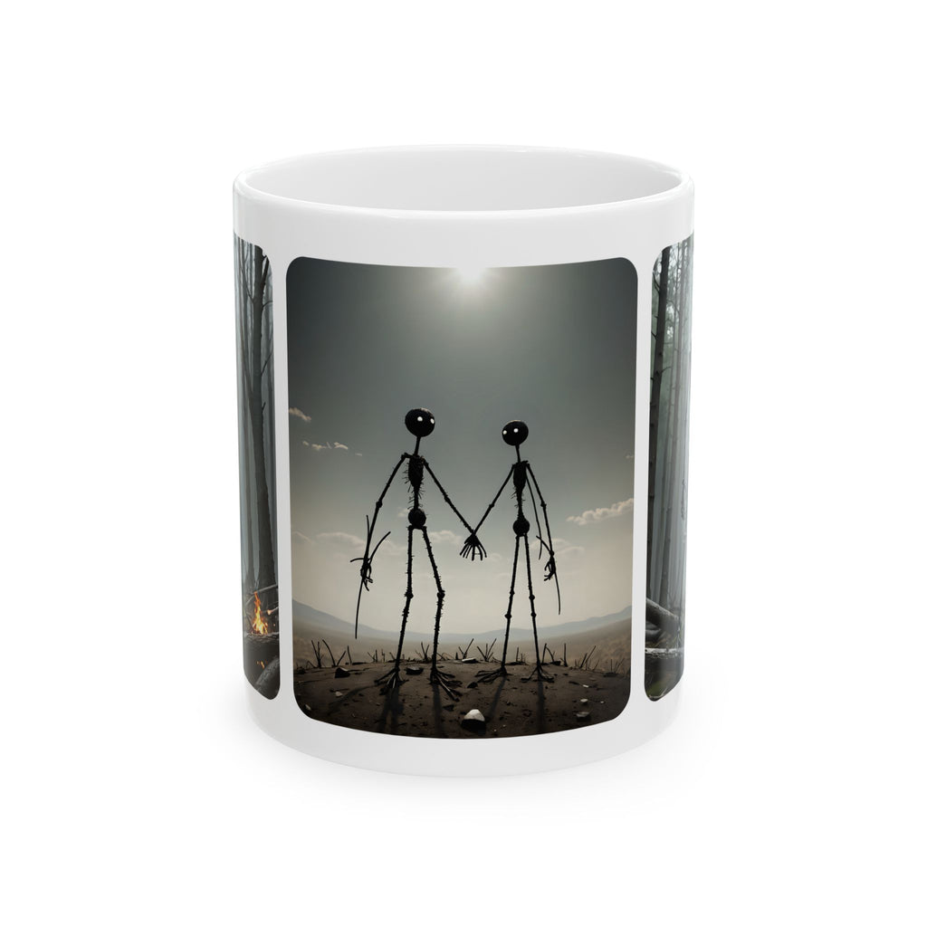 The Stick-To-It Species #3 White Ceramic Mug – Anatomy of Optimism Cup 11oz/15oz