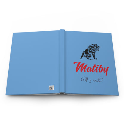 Matiby Hardcover Journal Matte Light Blue