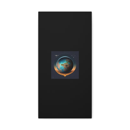 Matiby Worlds Black Canvas Gallery Wraps