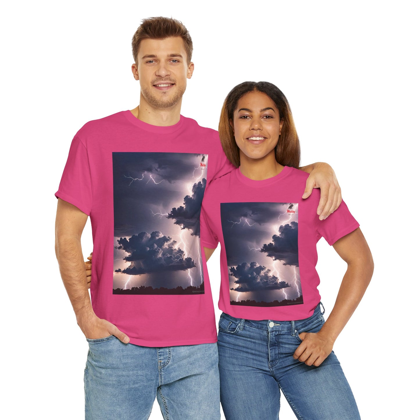 Lightning Style Unisex Heavy Cotton Tee