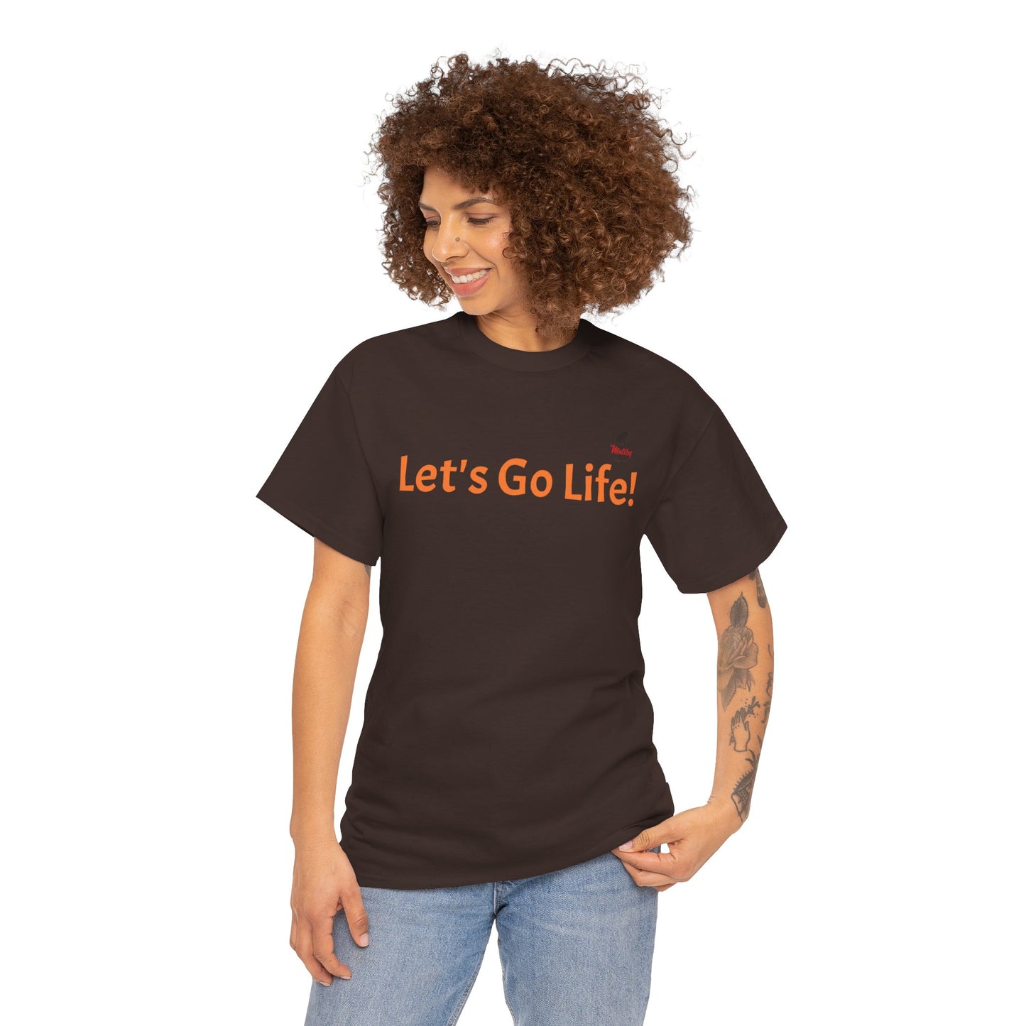 Let's Go Life! Unisex Heavy Cotton Tee