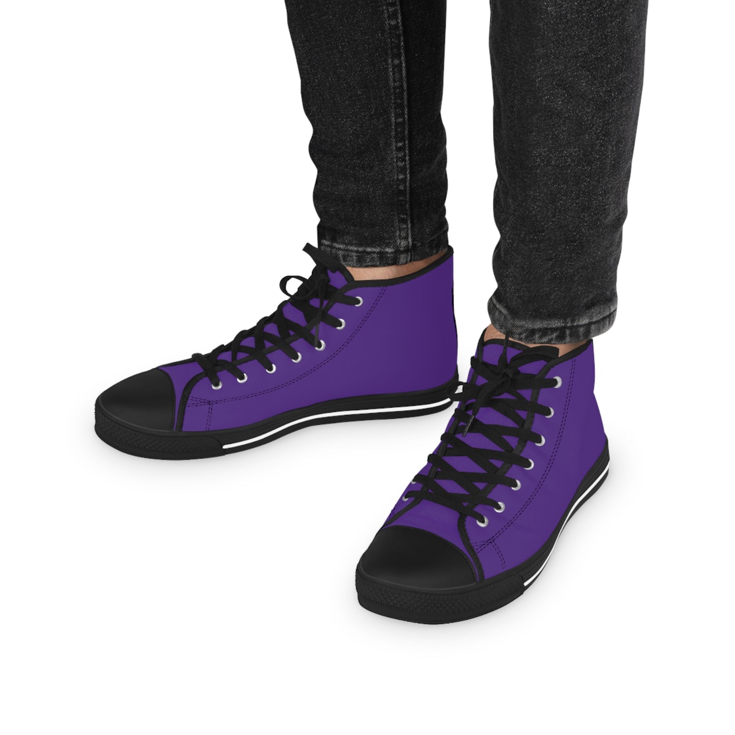 Men's Purple High Top Sneakers