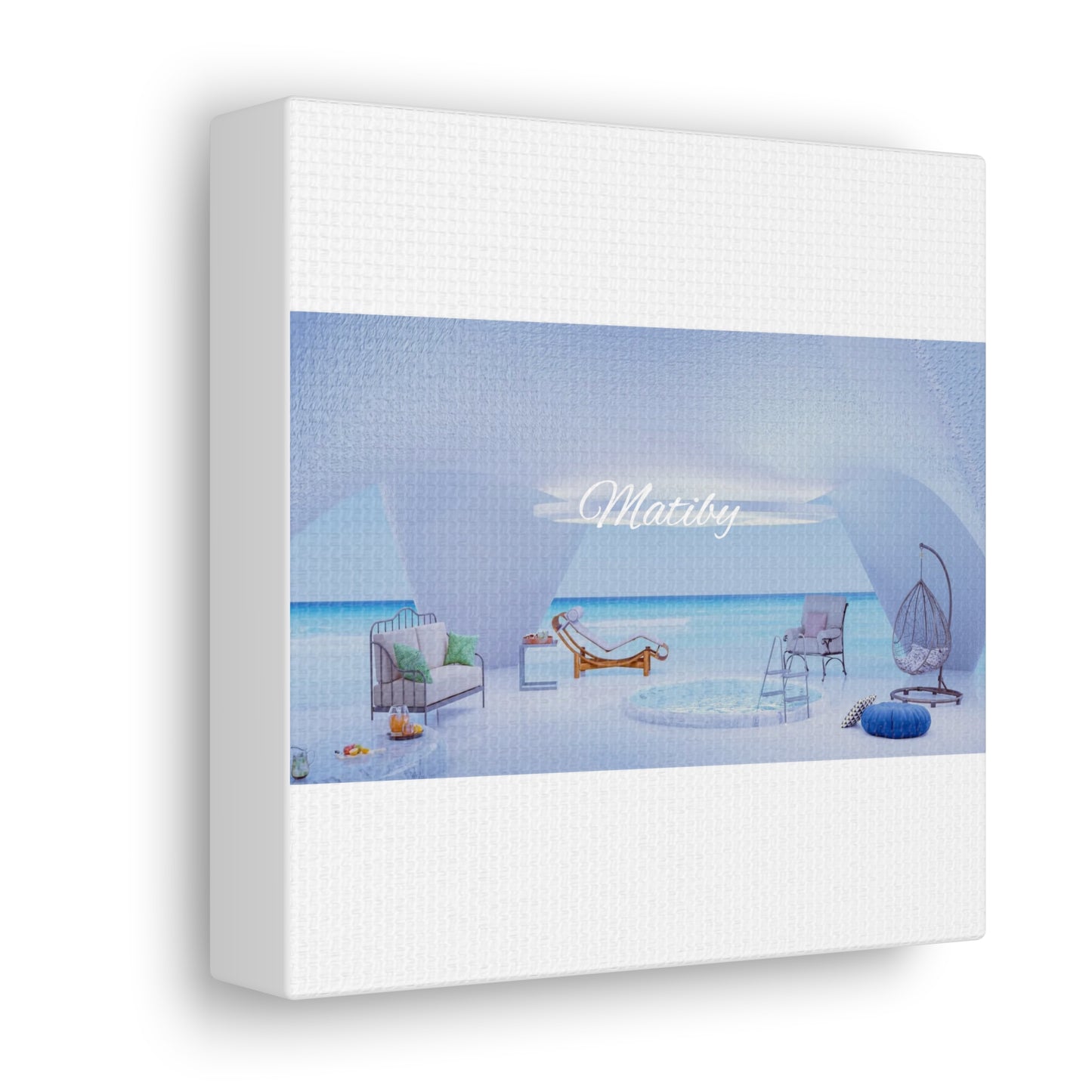 Matiby White Canvas Gallery Wraps