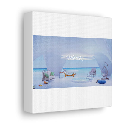 Matiby White Canvas Gallery Wraps