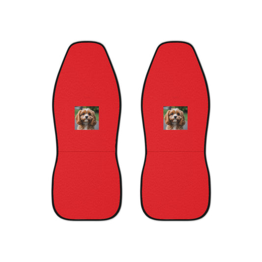 Matiby Puppy Red Car Seat Covers