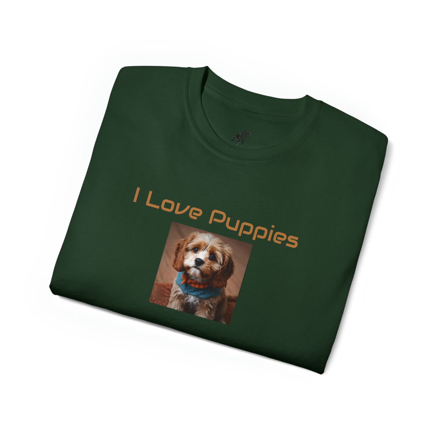 Matiby "I Love Puppies" Unisex Ultra Cotton Tee