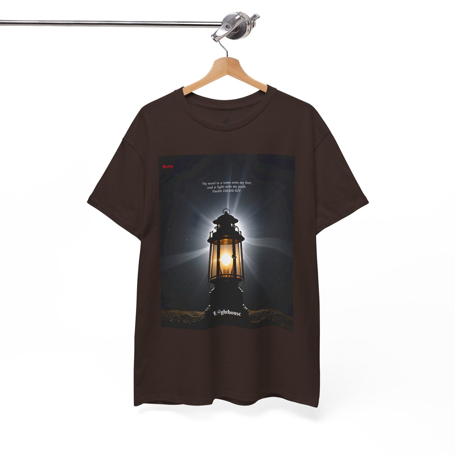 Lighthouse Psalm 119 Unisex Heavy Cotton Tee